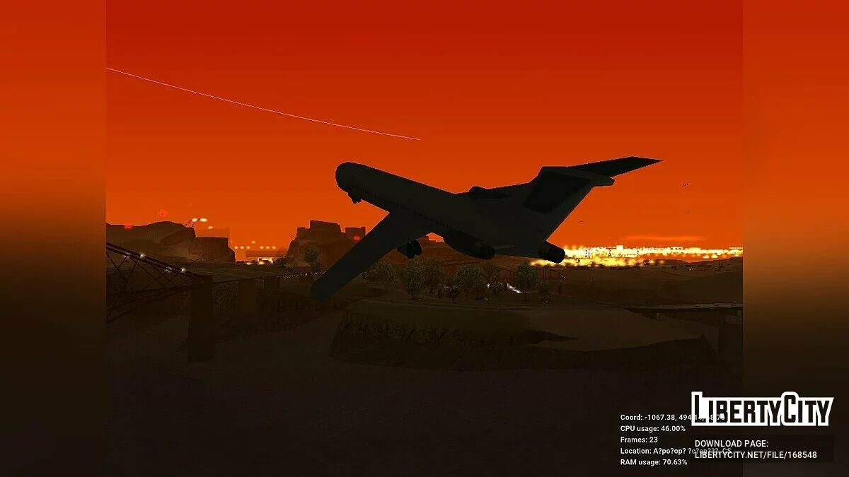 Avião voador como em GTA 3 ou GTA VC / GTA San Andreas