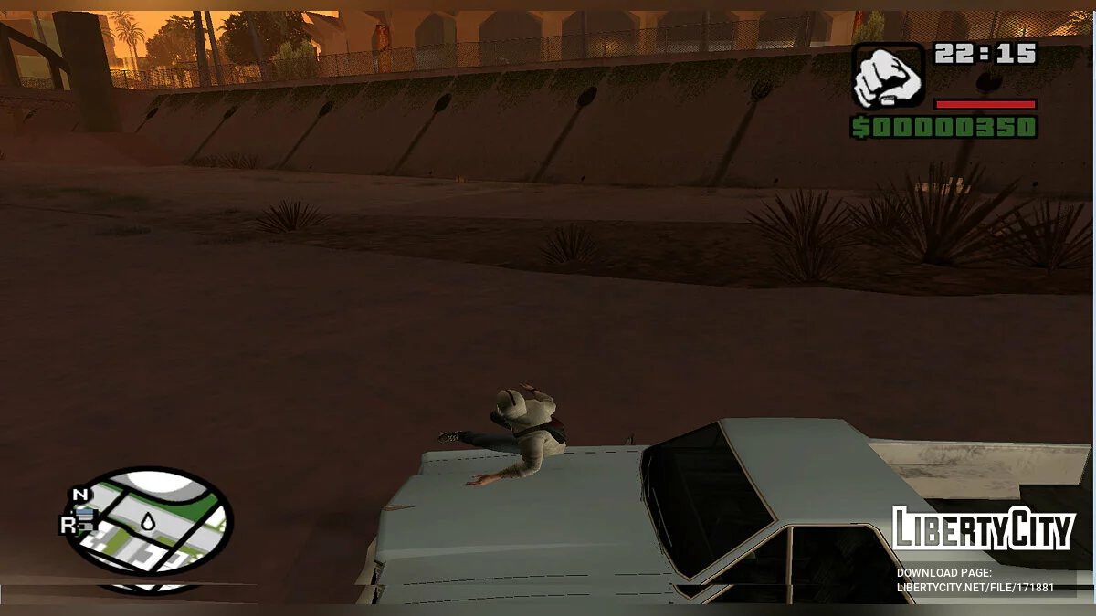 Meluncur di Atas Kap Mobil / GTA San Andreas
