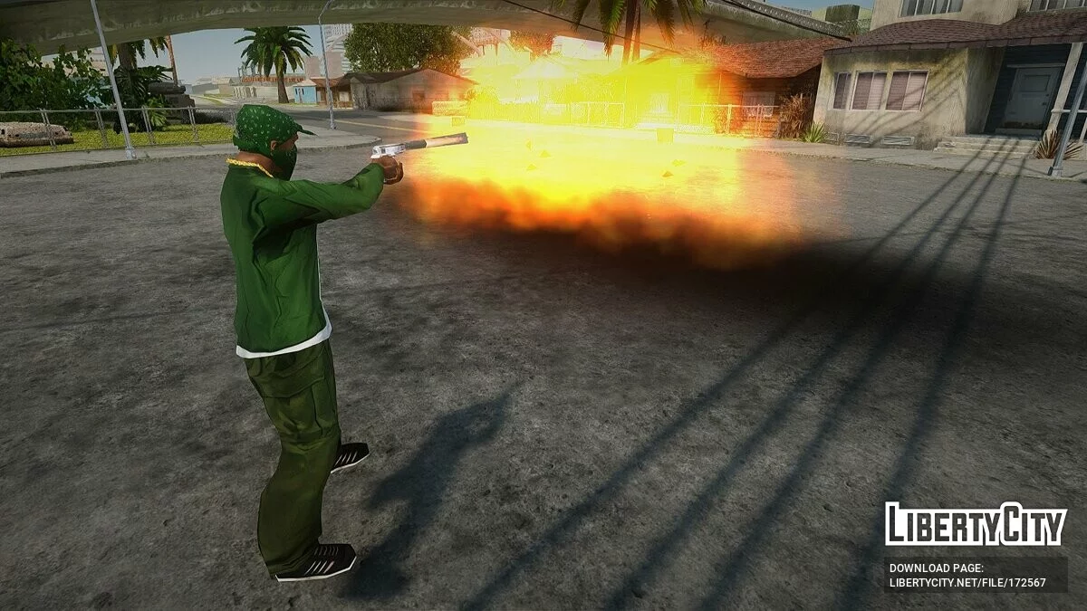 Ledakan dengan tembakan / GTA San Andreas