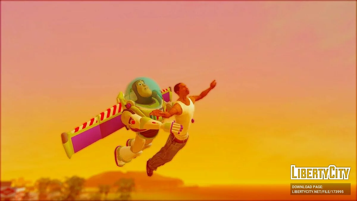 Vuelo de Buzz Lightyear / GTA San Andreas