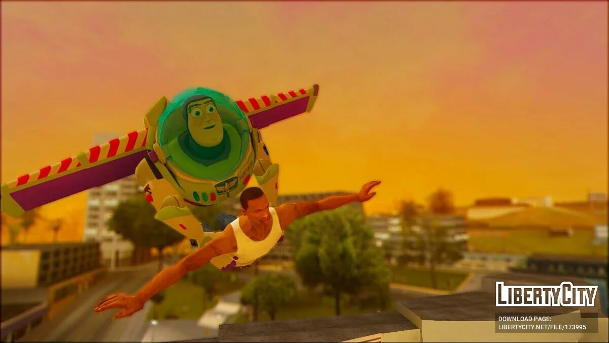 Vuelo de Buzz Lightyear / GTA San Andreas