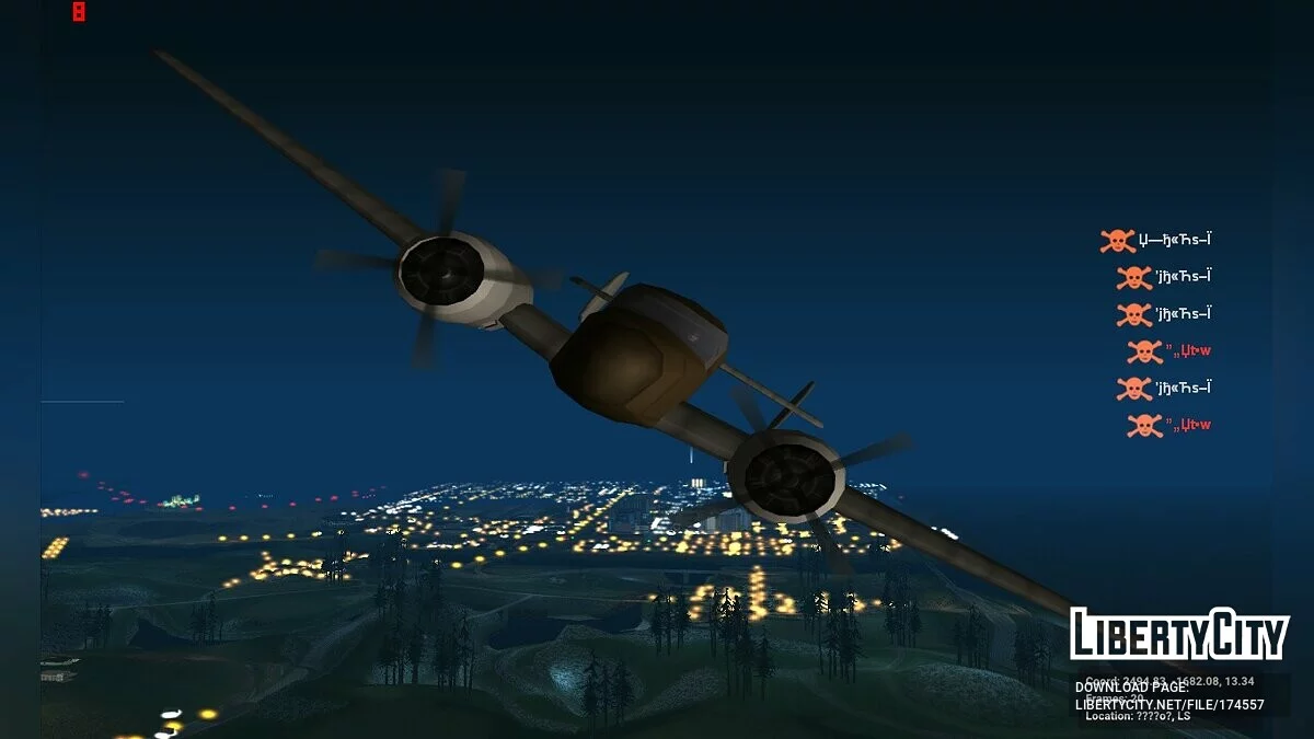 AC-130 Apoyo aéreo / GTA San Andreas