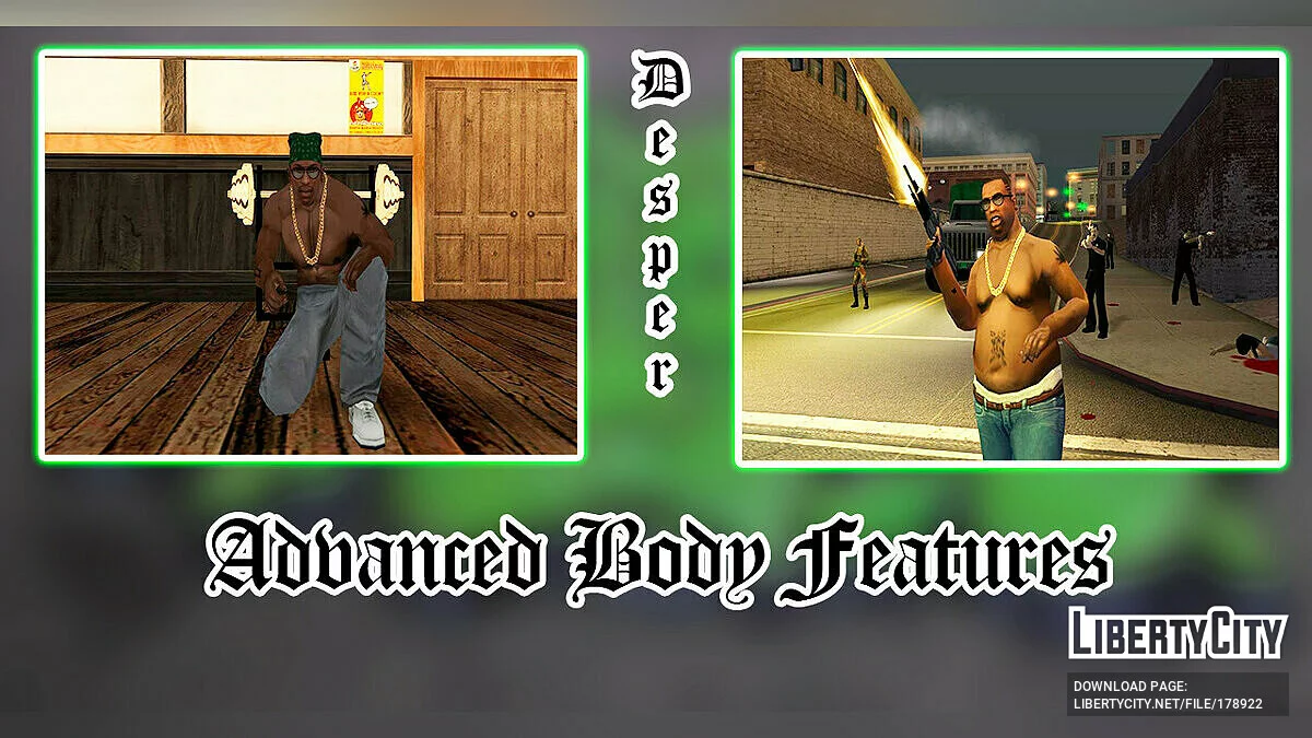 Fonctionnalités corporelles avancées / GTA San Andreas