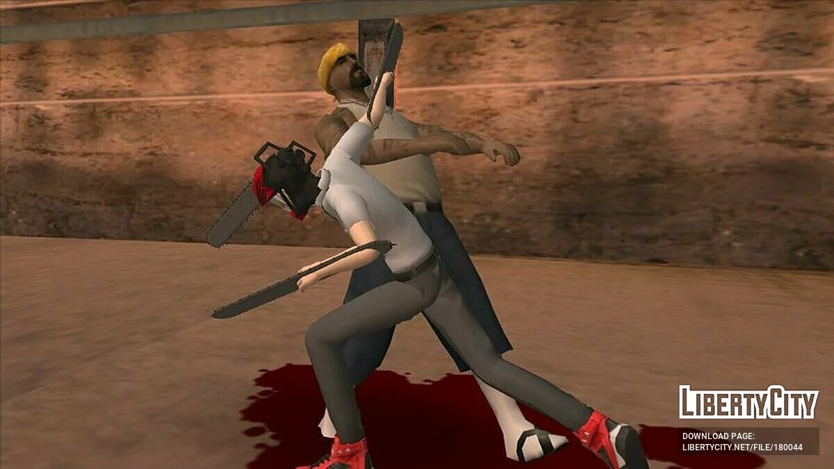 Play as Chainsaw Man / GTA San Andreas