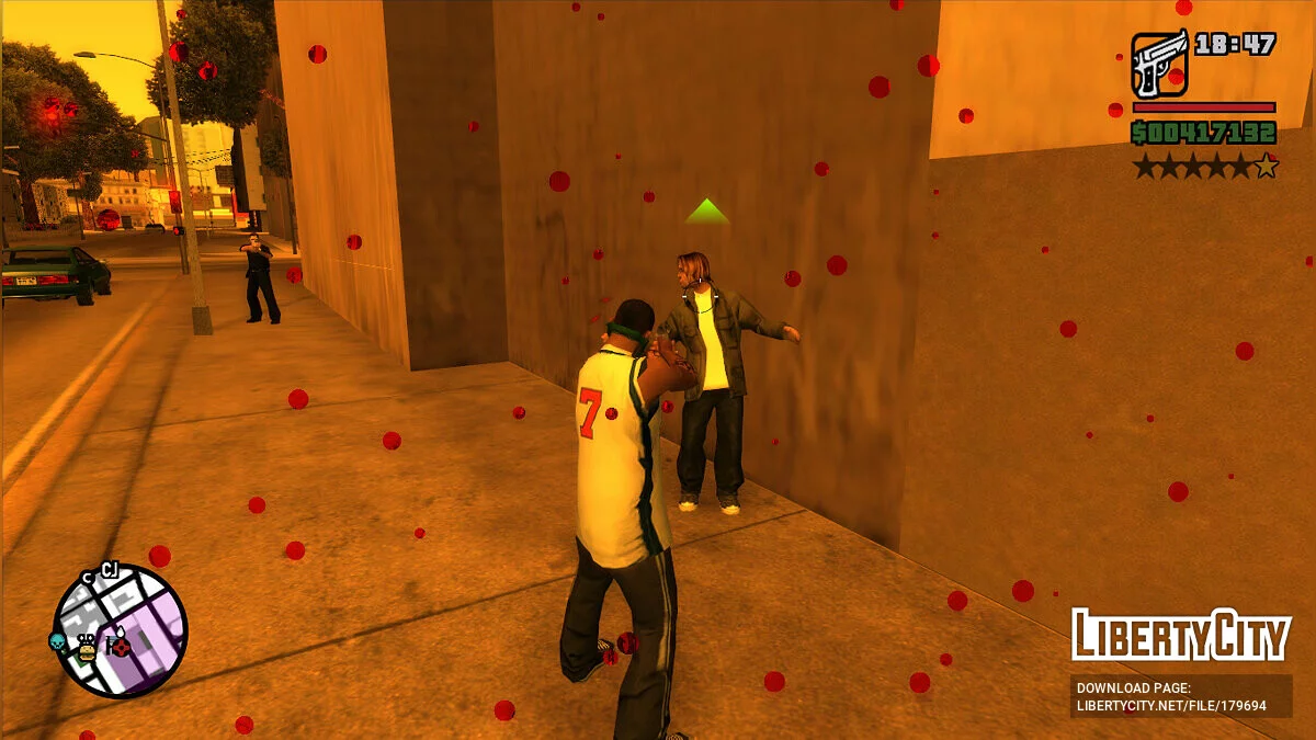 Improved peds response to weapons / GTA San Andreas