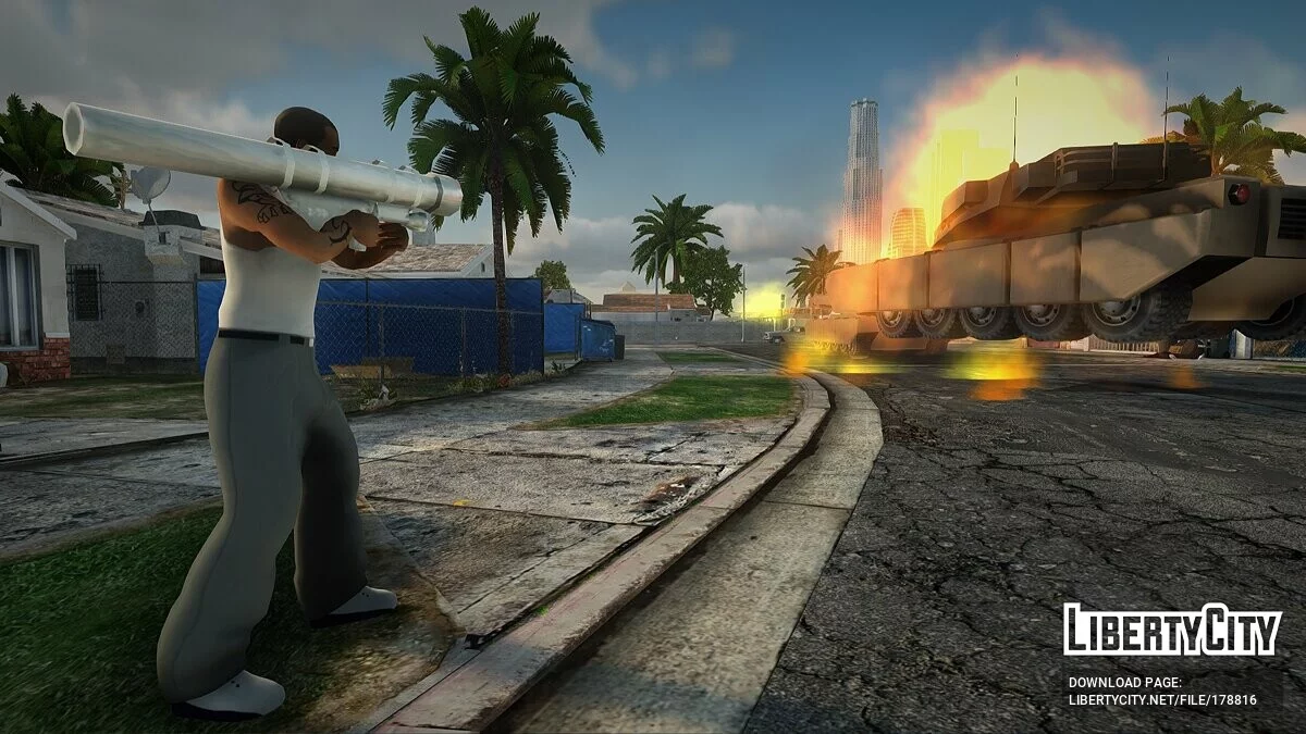Blow up the tank / GTA San Andreas