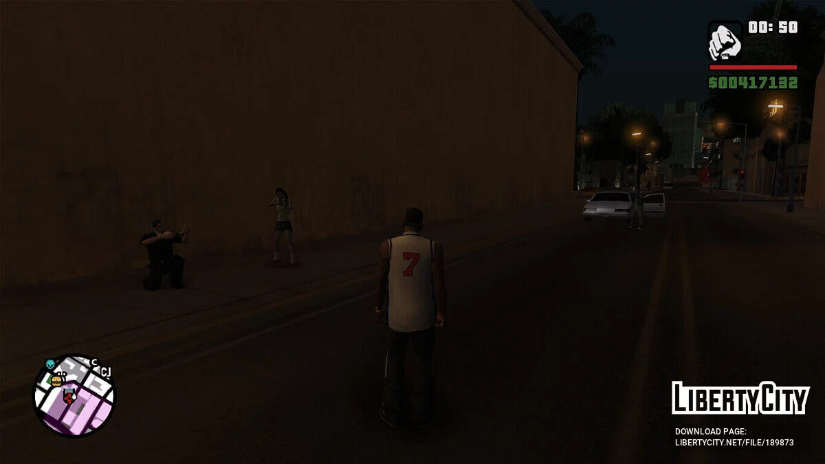 Tous les PNJ prennent des photos du joueur la nuit / GTA San Andreas