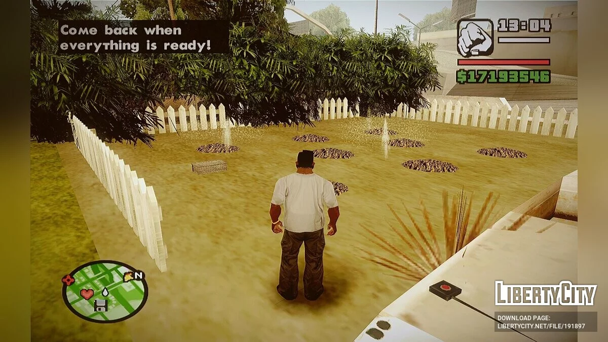 Вирощування овочів будь-де / GTA San Andreas