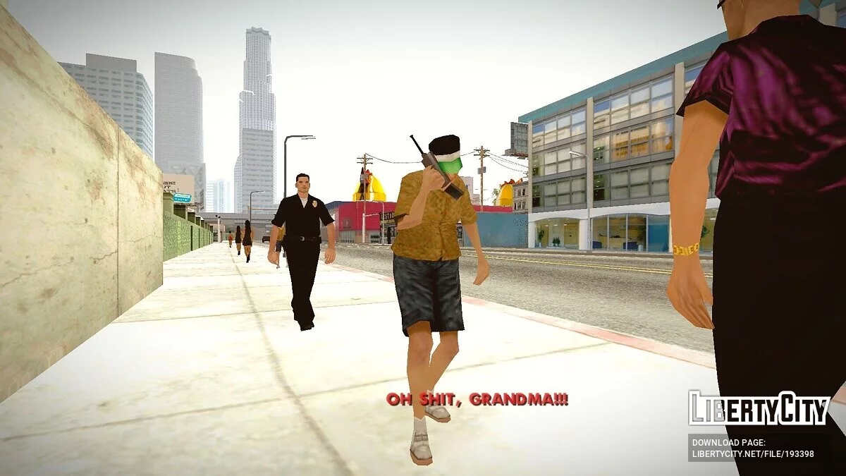 CJ - Street Guitarist / GTA San Andreas