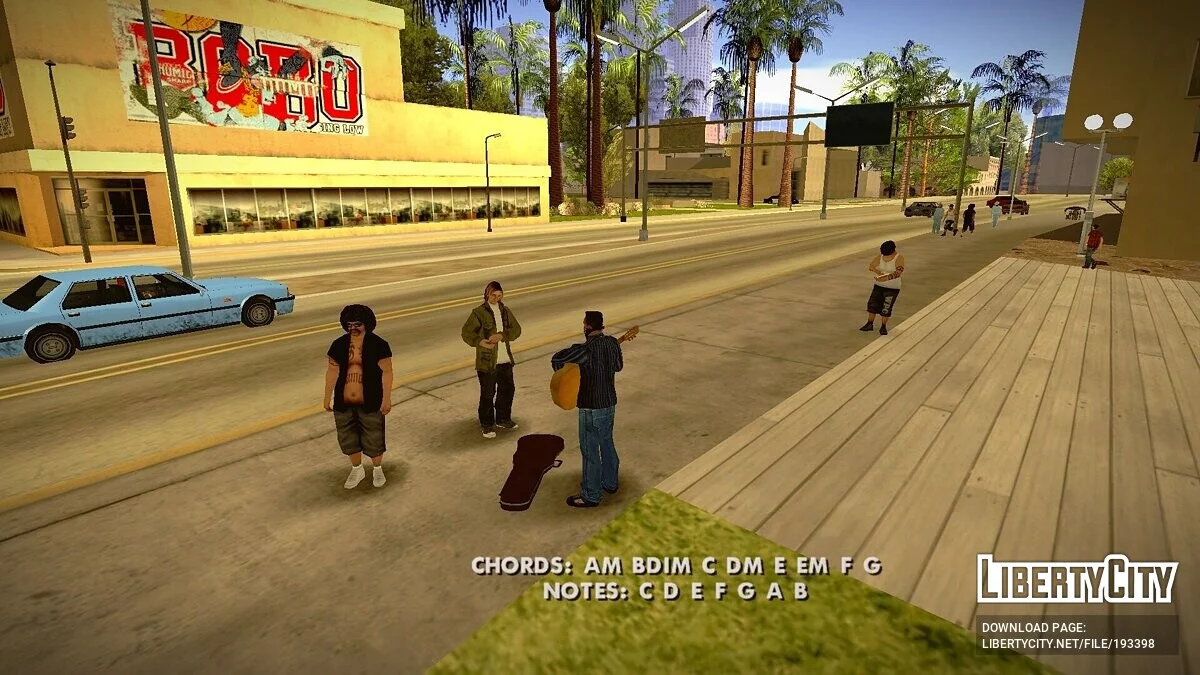 CJ - Street Guitarist / GTA San Andreas
