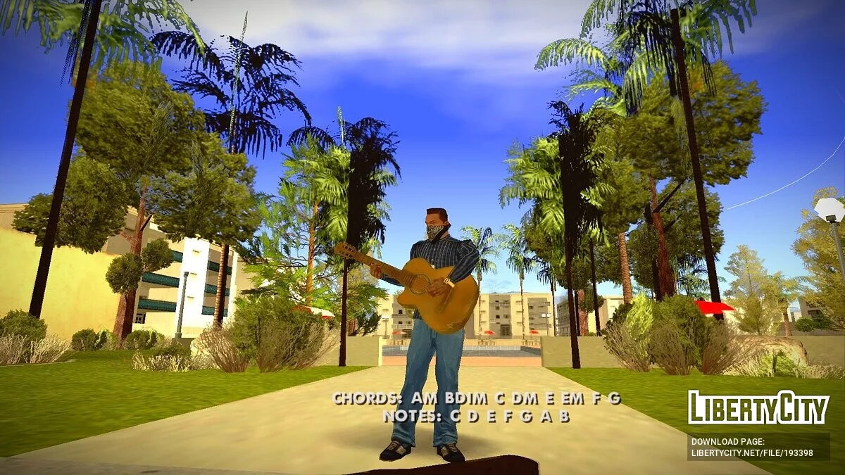 CJ - Street Guitarist / GTA San Andreas