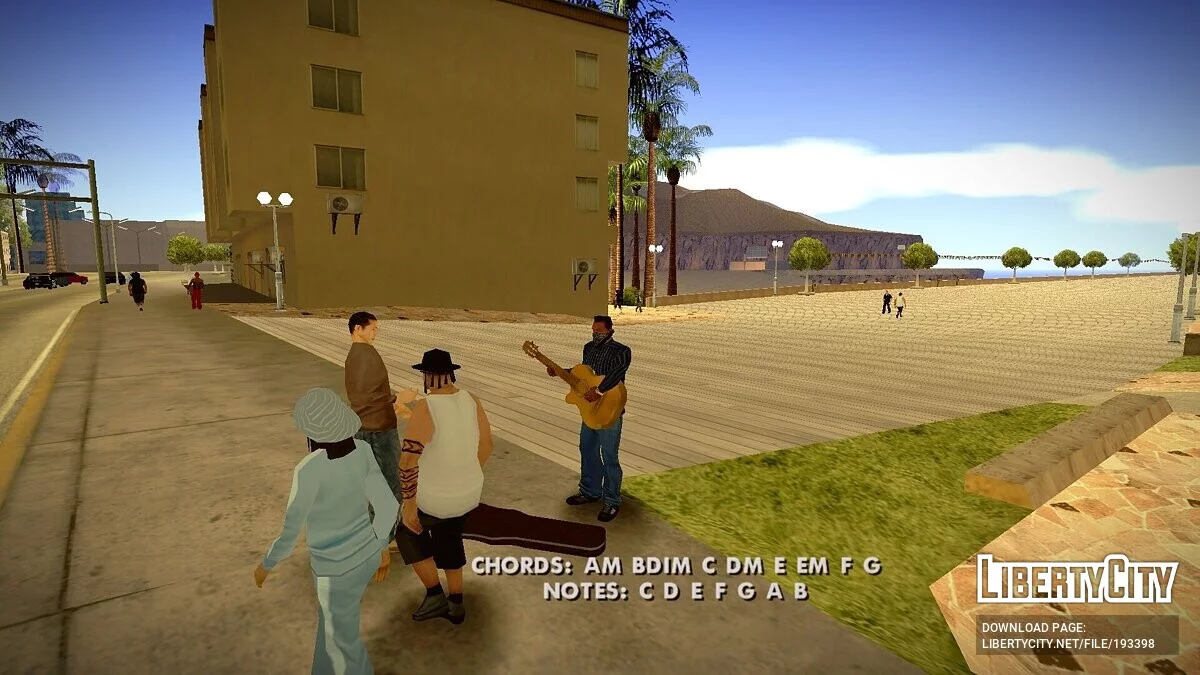CJ - Street Guitarist / GTA San Andreas