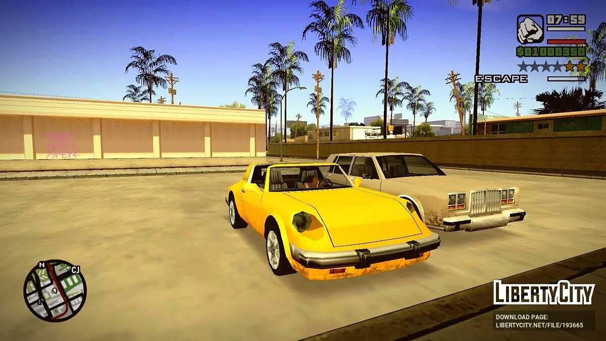 Bersembunyi di dalam mobil seperti di GTA 5 v1.2 / GTA San Andreas