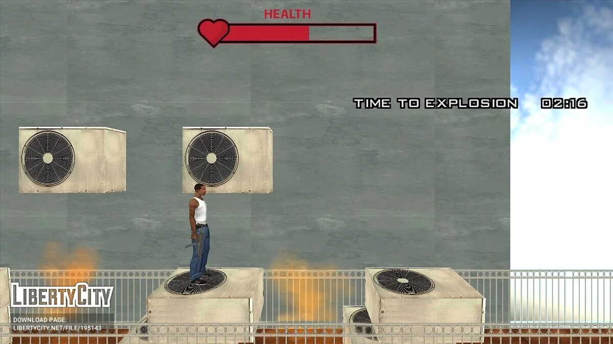 2D Platformer MOD Escape Stories / GTA San Andreas