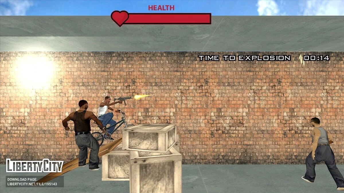 2D Platformer MOD Escape Stories / GTA San Andreas