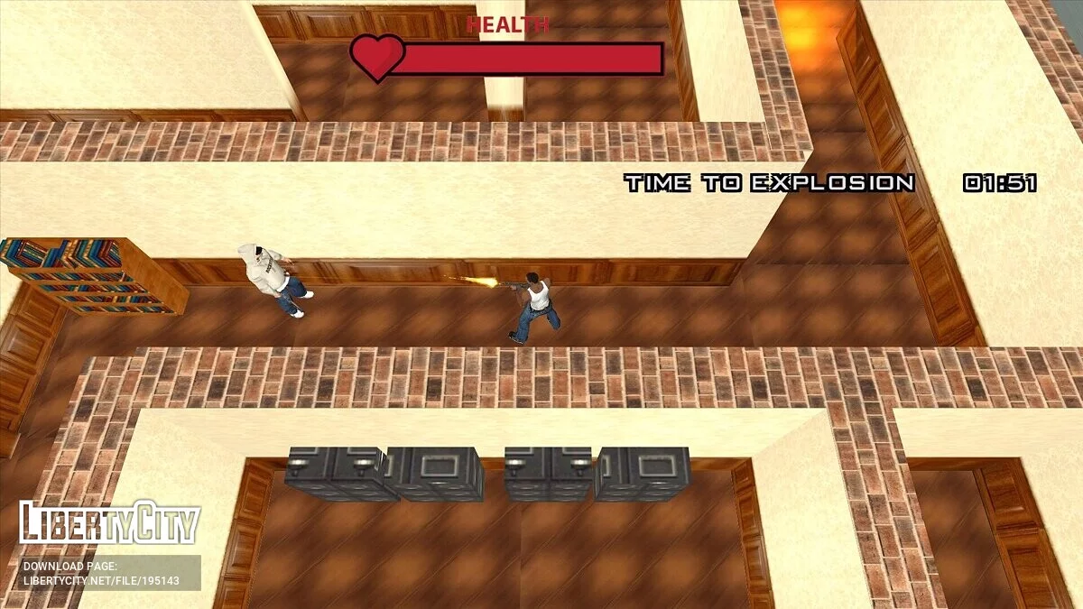 2D Platformer MOD Escape Stories / GTA San Andreas