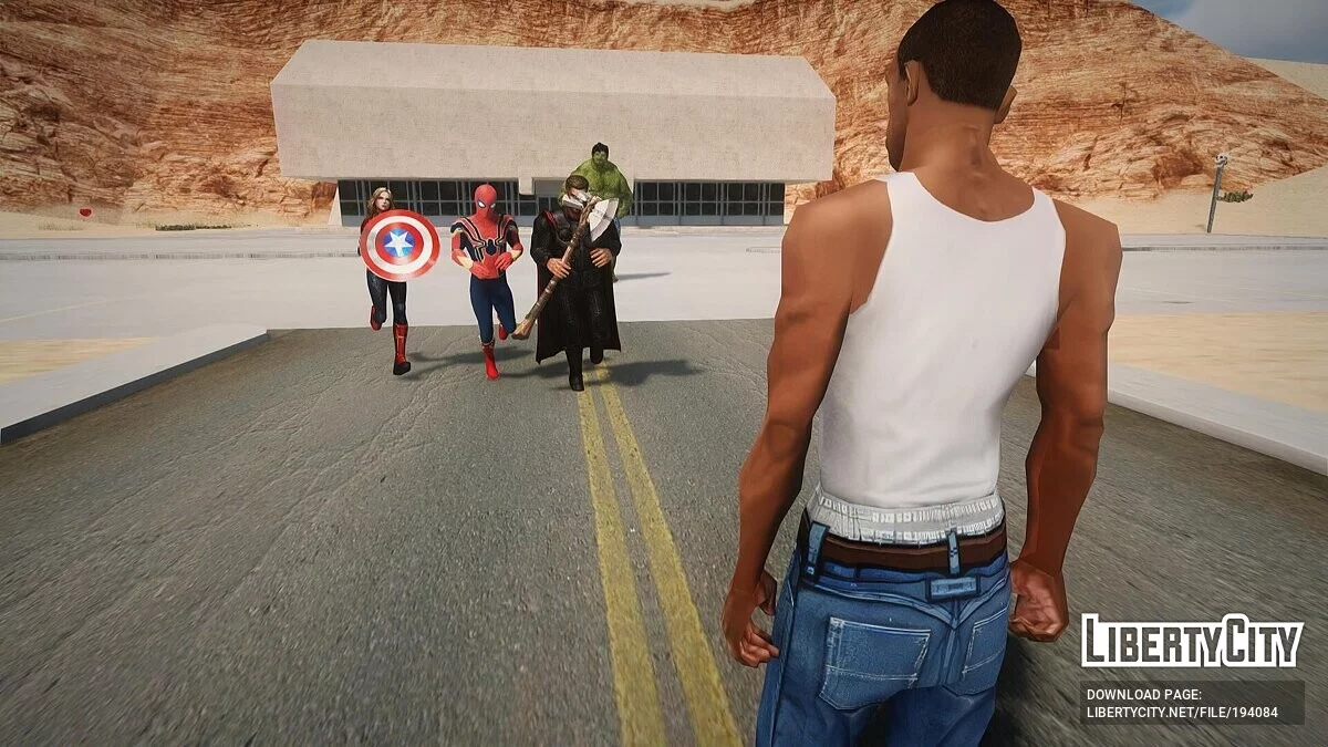 Мстители против Карла / GTA San Andreas