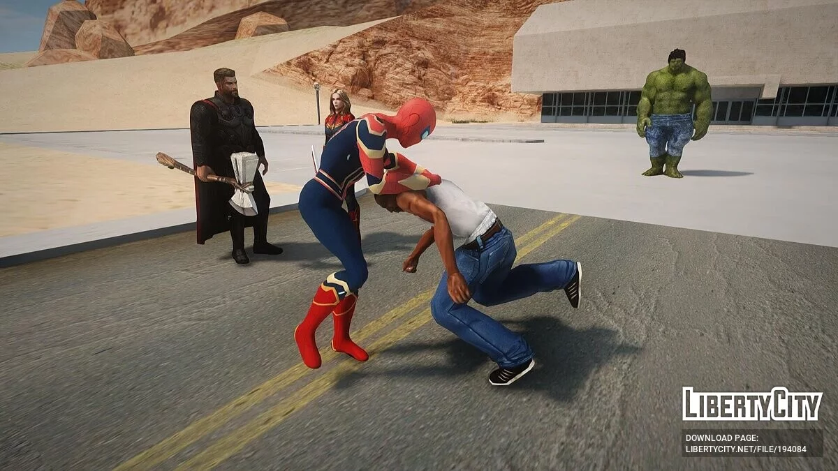 Мстители против Карла / GTA San Andreas