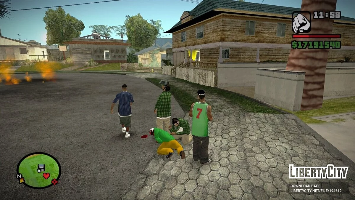 Sekutu membangkitkan CJ / GTA San Andreas