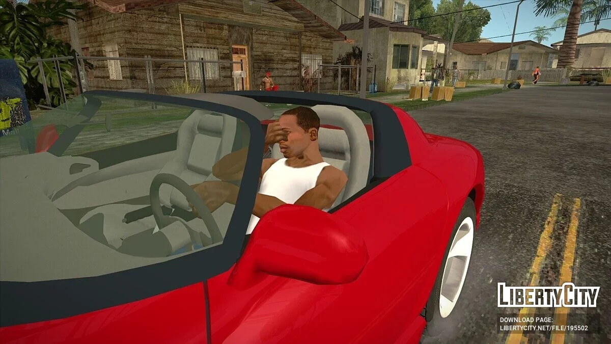 AFK анимация в машине v1.4 [PC + Mobile] / GTA San Andreas