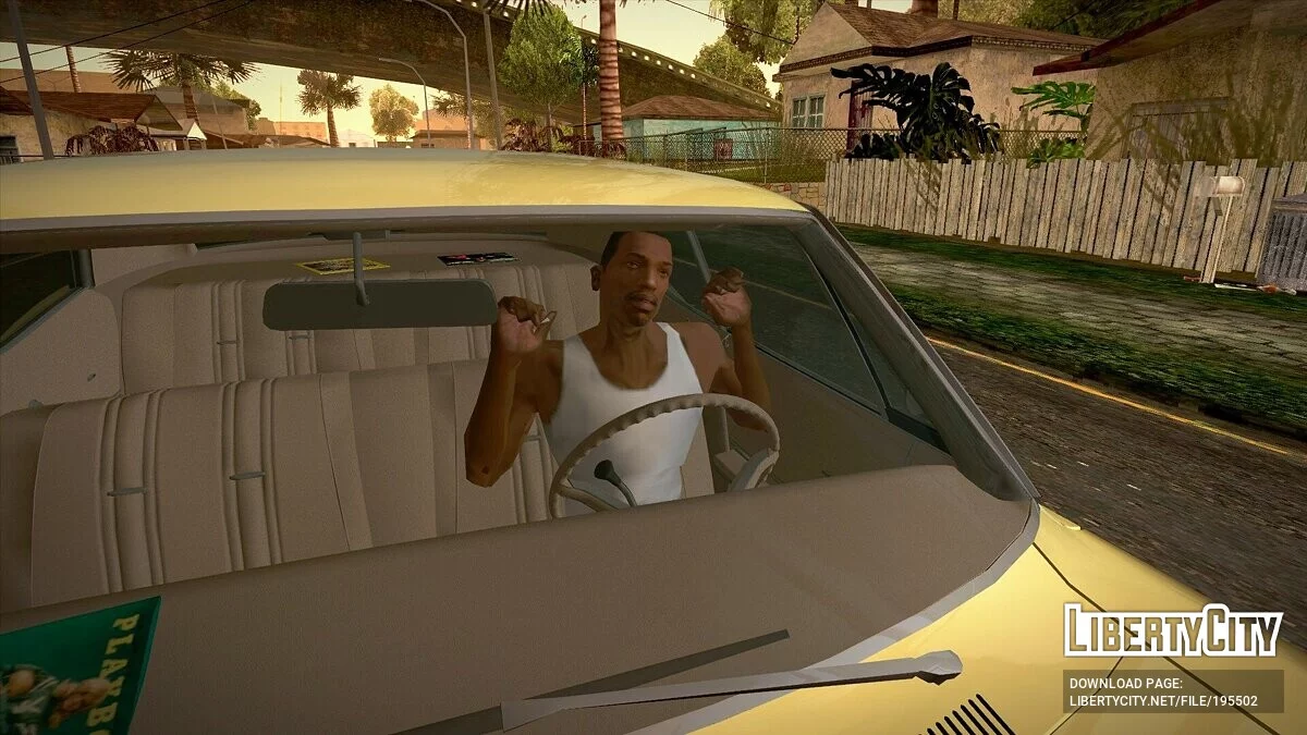 AFK анимация в машине v1.4 [PC + Mobile] / GTA San Andreas