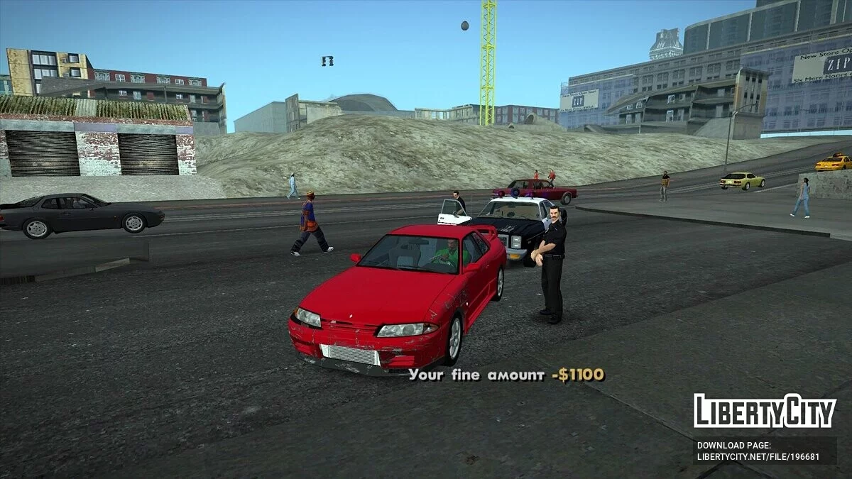 Реакция полиции на нарушения ПДД v2.0 (Fix) / GTA San Andreas