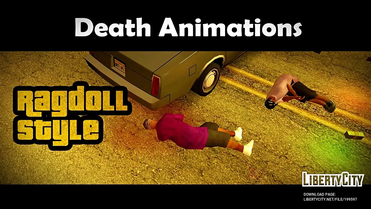 Animacje Śmierci: Styl Ragdoll / GTA San Andreas