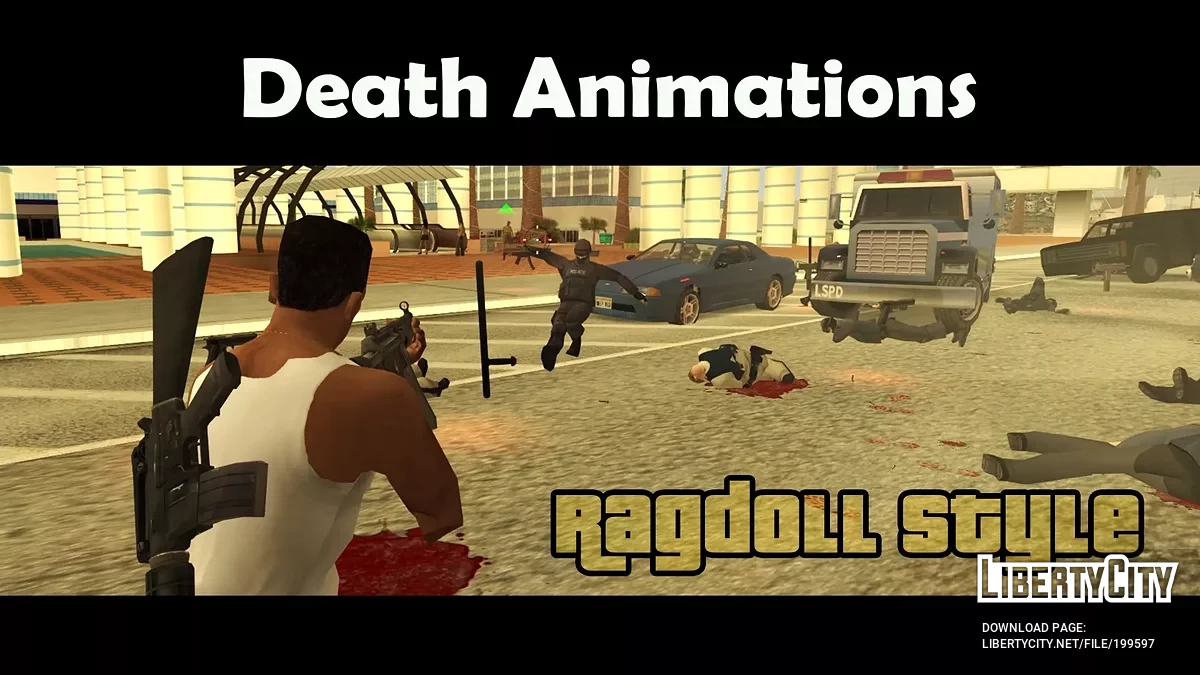 Animacje Śmierci: Styl Ragdoll / GTA San Andreas
