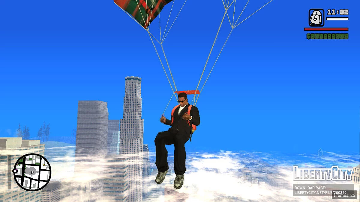 Покращений Парашут / GTA San Andreas