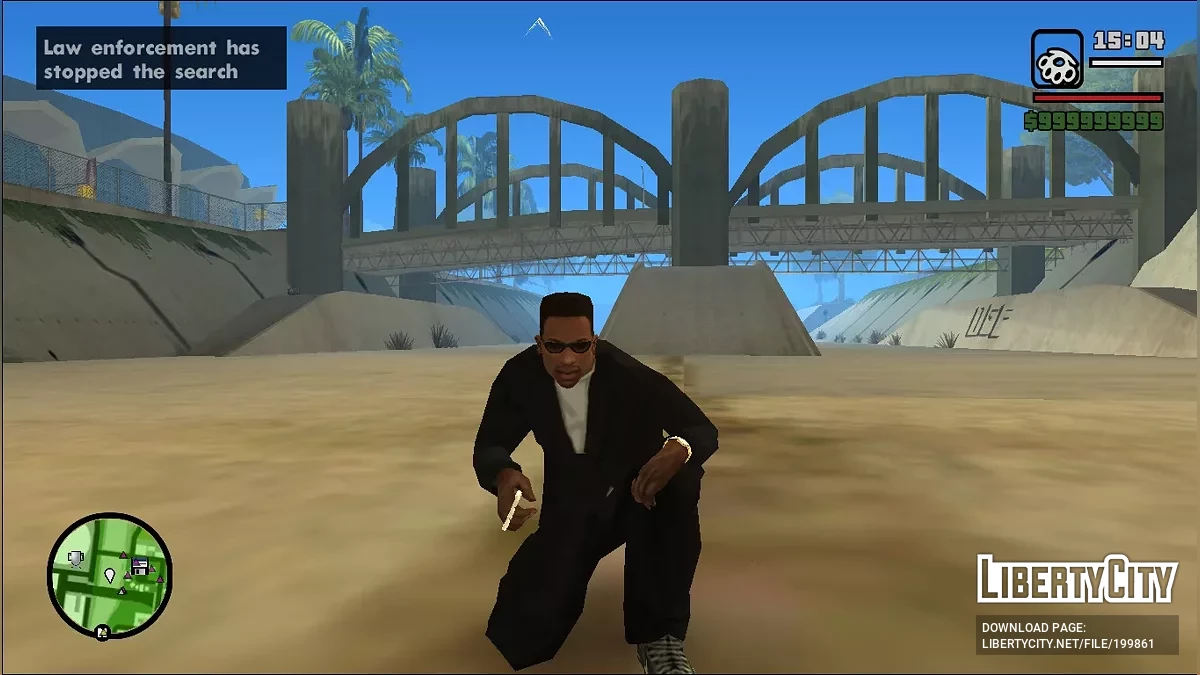 Система приховування рівня розшуку (SA) / GTA San Andreas