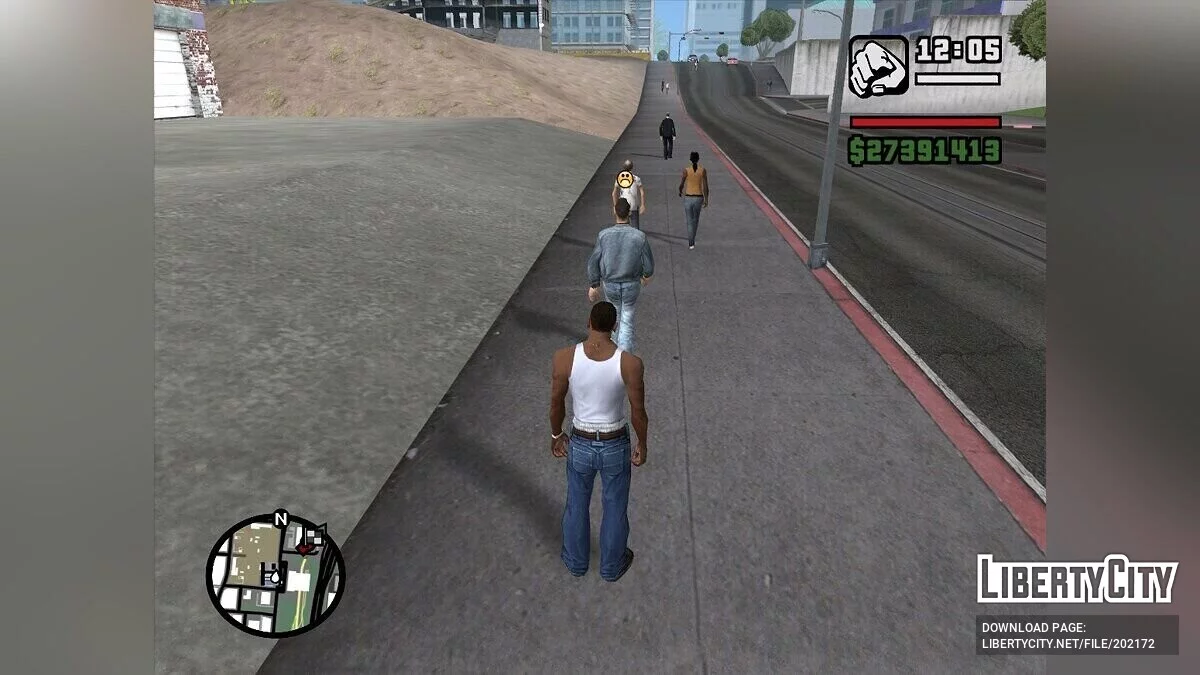 Mit Fußgängern interagieren / GTA San Andreas