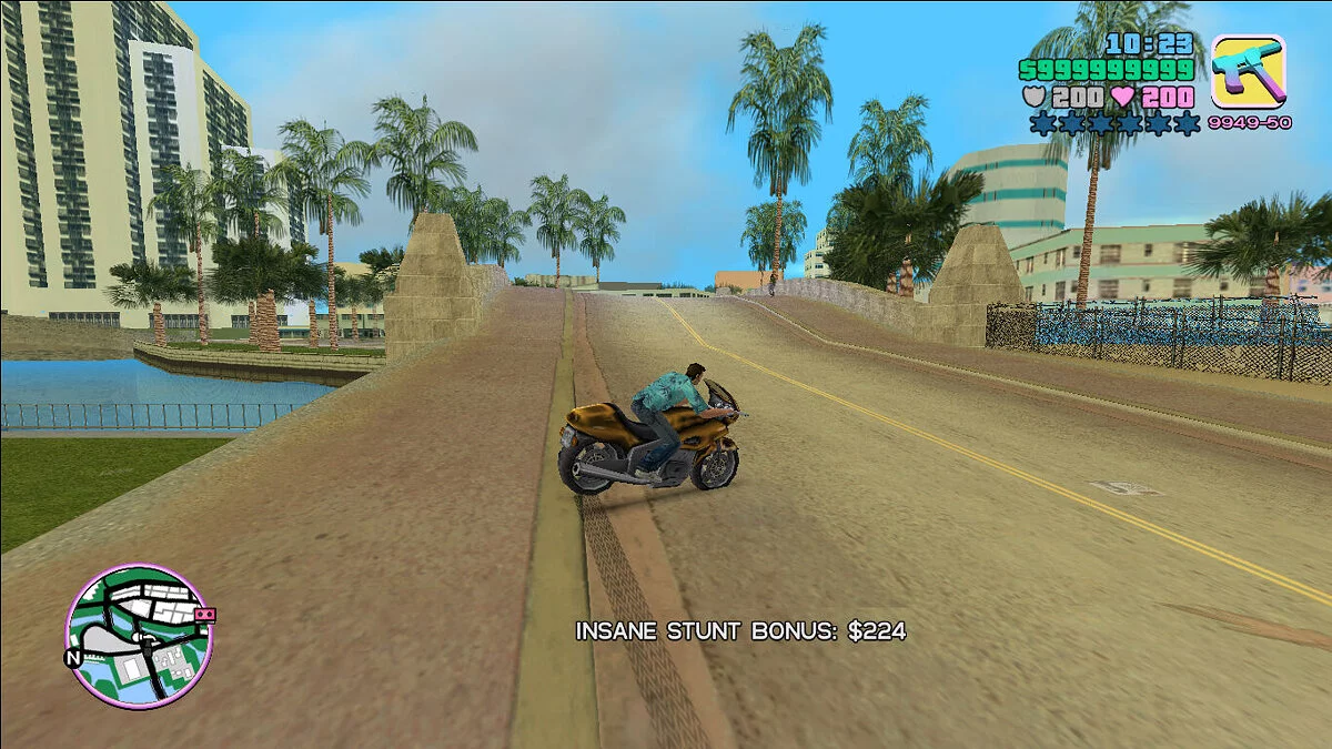 Stay On Bike [GTA VC / GTA SA] / GTA San Andreas
