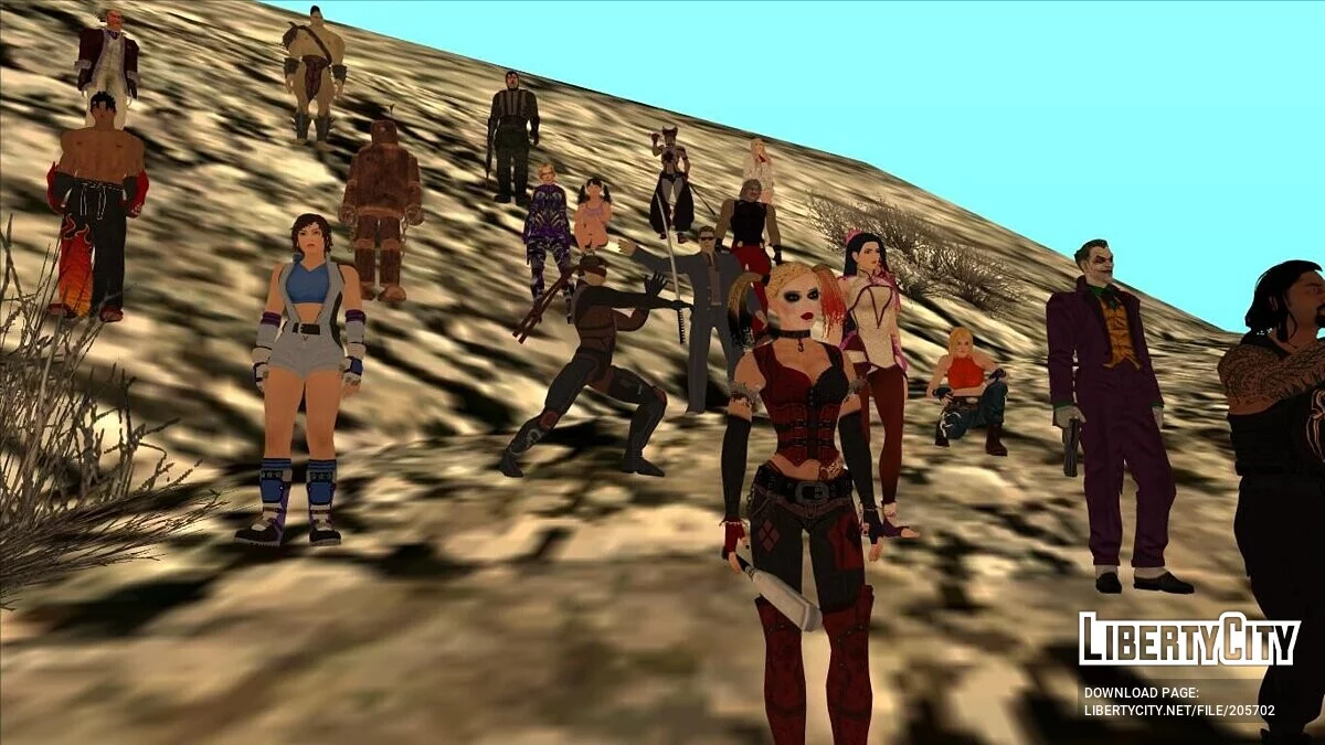 Fighting Games Big Crossover / GTA San Andreas