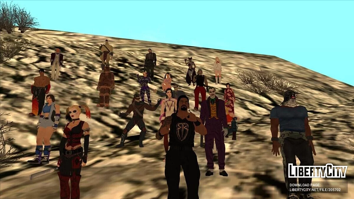 Fighting Games Big Crossover / GTA San Andreas