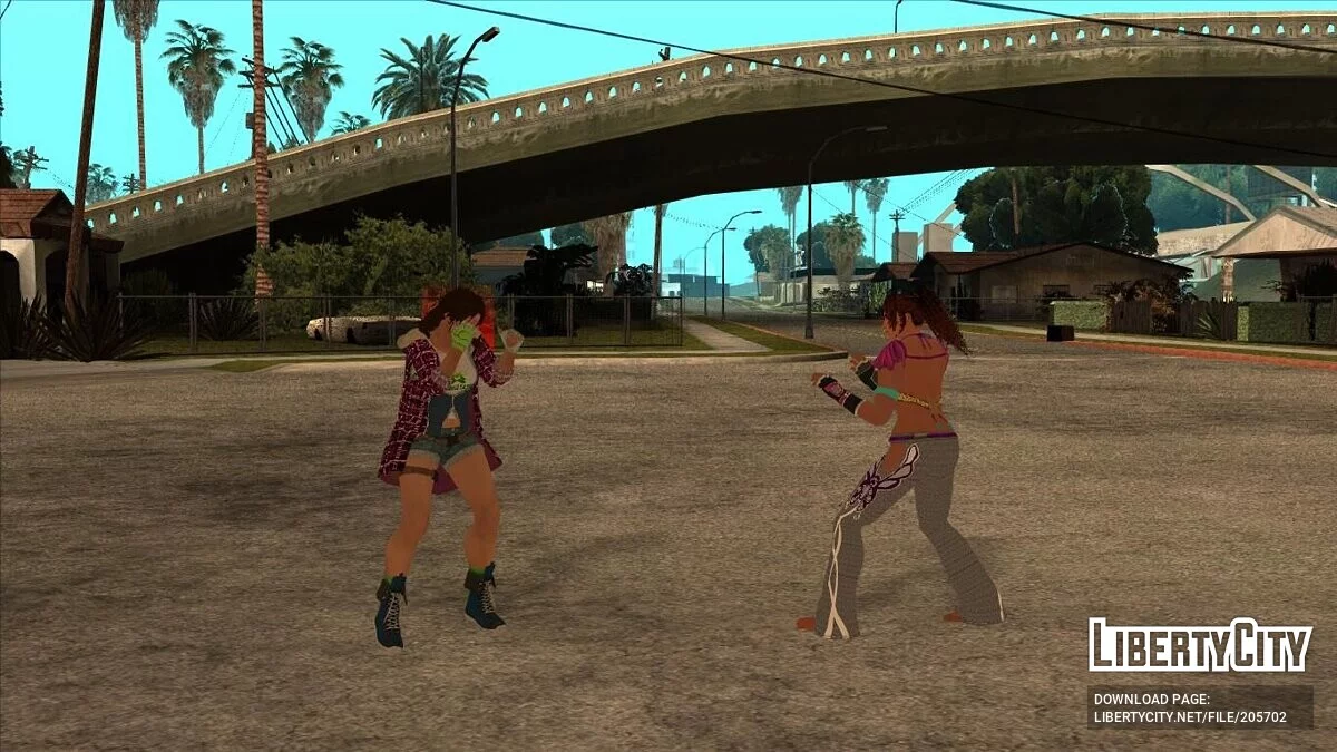 Fighting Games Big Crossover / GTA San Andreas