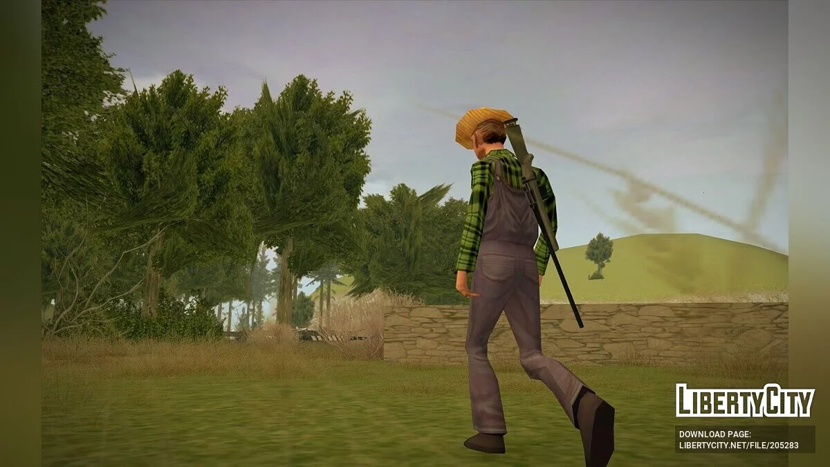 Зброя на гравцеві / GTA San Andreas