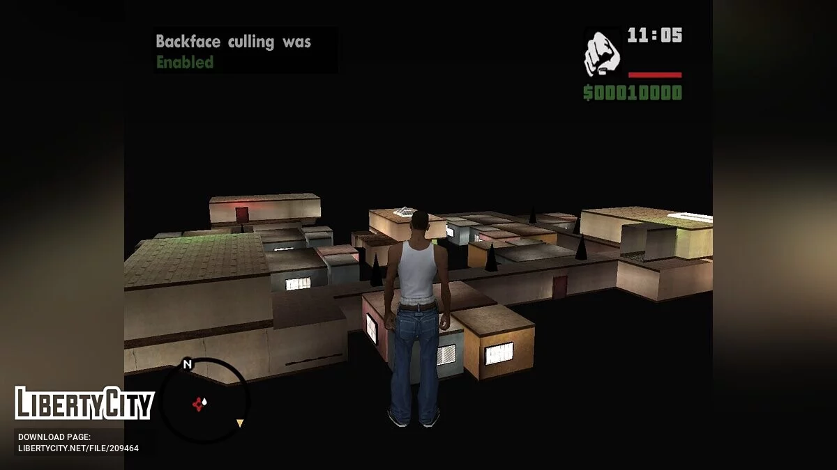 Backface Culling Addon v1.0 / GTA San Andreas