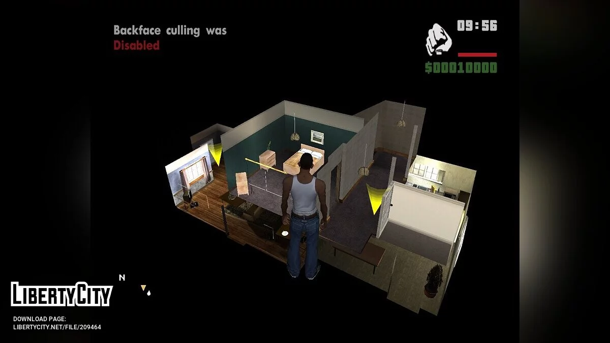 Backface Culling Addon v1.0 / GTA San Andreas