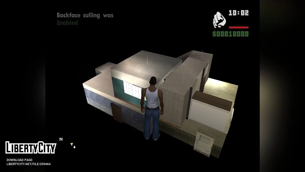 Backface Culling Addon v1.0 / GTA San Andreas