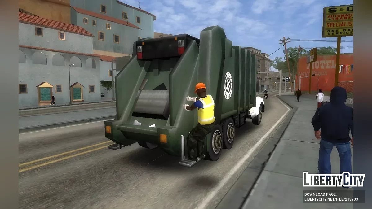 Водій сміттєвоза (Gari) / GTA San Andreas