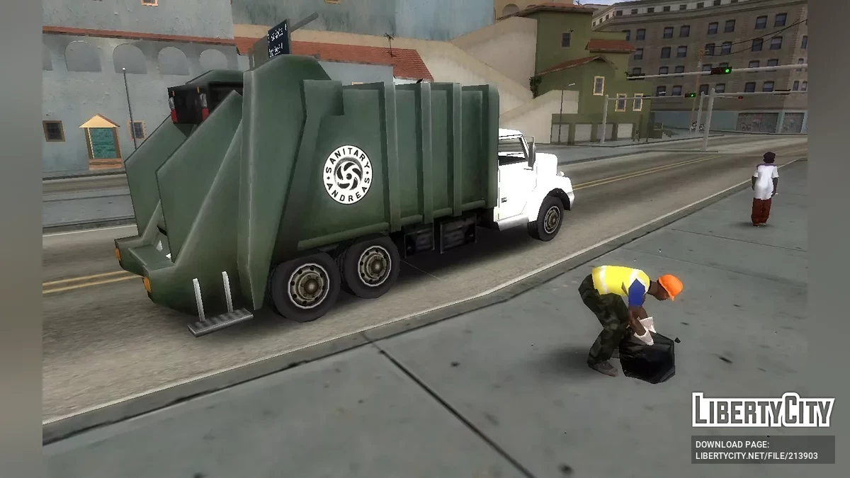 Водій сміттєвоза (Gari) / GTA San Andreas