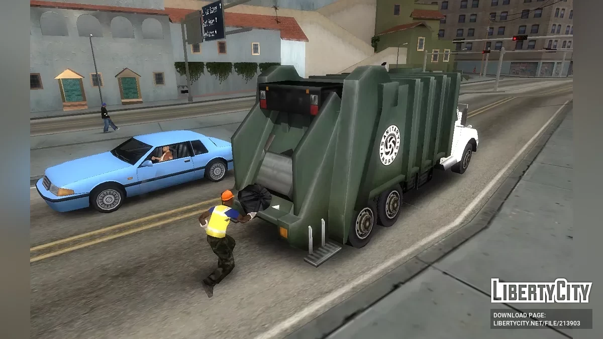 Водій сміттєвоза (Gari) / GTA San Andreas