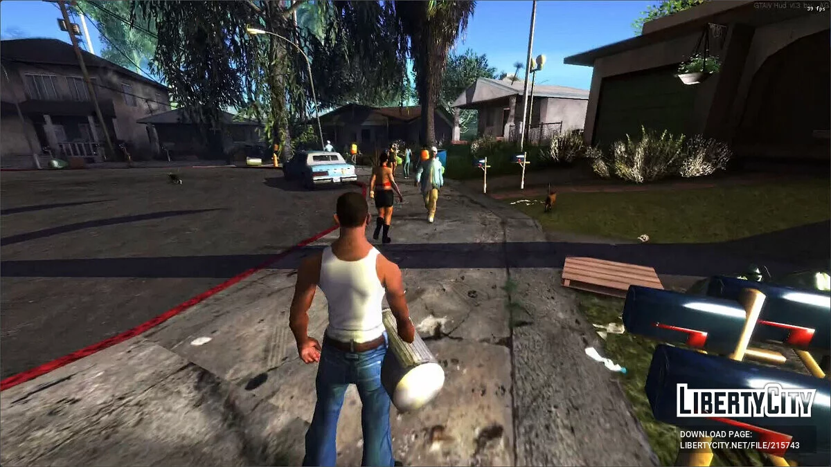Throw Objects Mod / GTA San Andreas