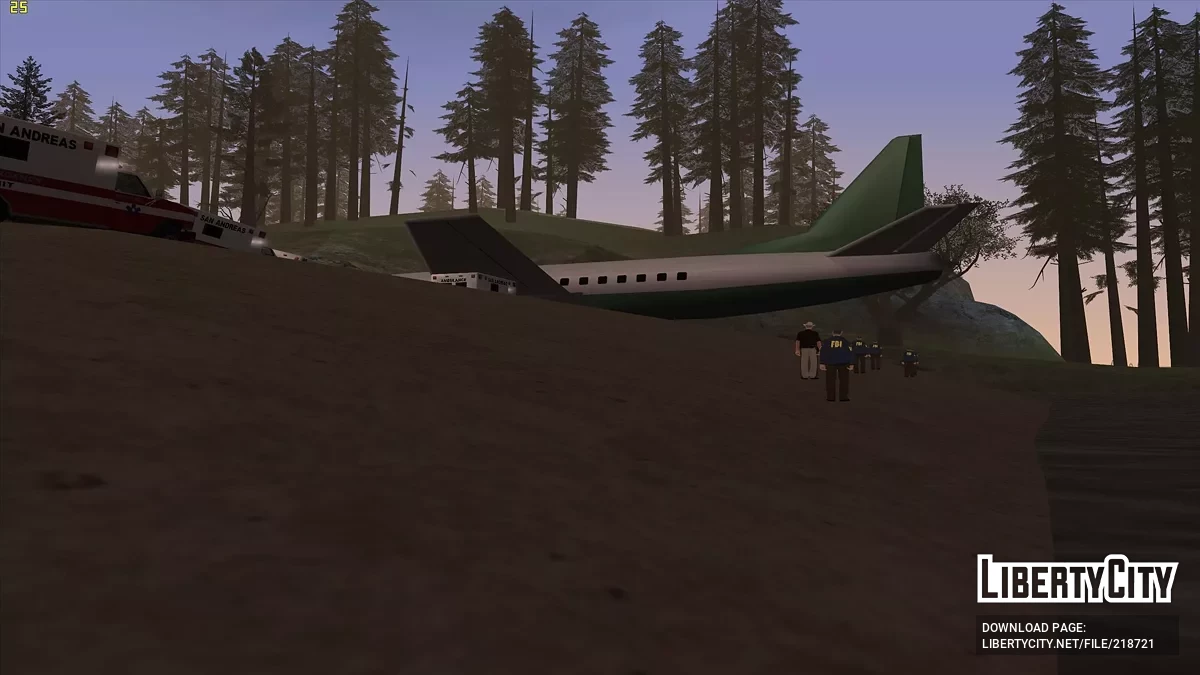 Atterrissage d'urgence d'un avion / GTA San Andreas