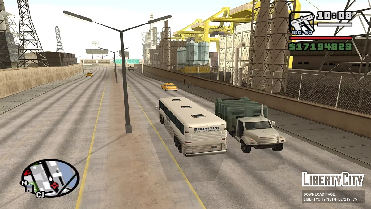 Bus route in Los Santos / GTA San Andreas