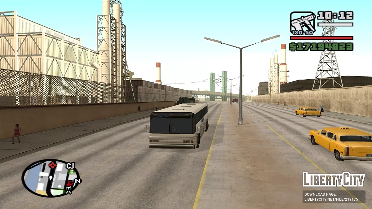 Bus route in Los Santos / GTA San Andreas
