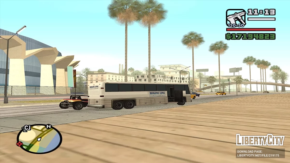 Bus route in Los Santos / GTA San Andreas