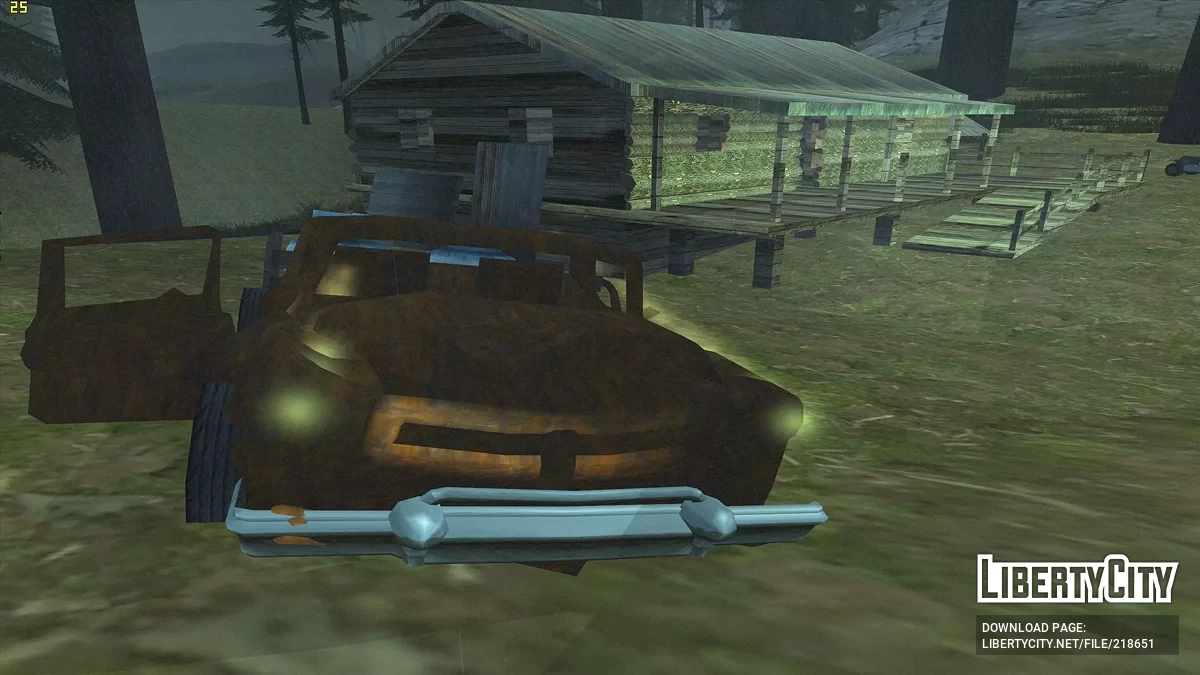 Ghost car in the countryside / GTA San Andreas