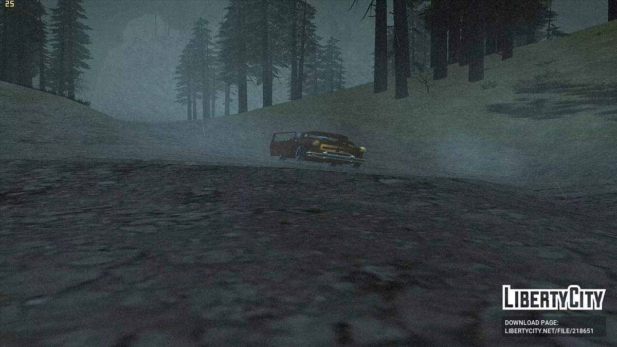 Ghost car in the countryside / GTA San Andreas