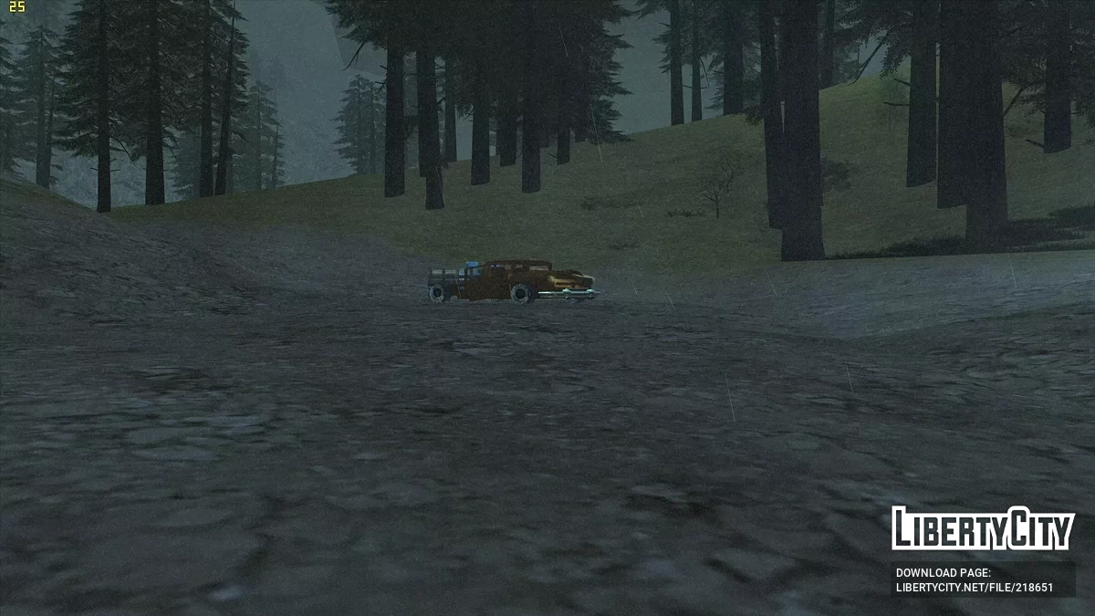 Ghost car in the countryside / GTA San Andreas